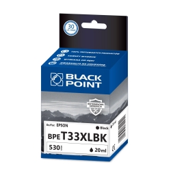 T33XL BLACK tusz BLACK POINT do Epson Expression Premium: XP-530, XP-540, XP-630, XP-635, XP-640, XP-645, XP-830, XP-900