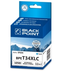 Tusz T34XL C13T34724010 Cyan do drukarki Epson WorkForce Pro, zamiennik Black Point