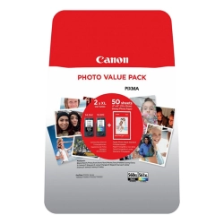 Tusz Canon PG-560XL/CL-561XL + Papier Photo Multipack