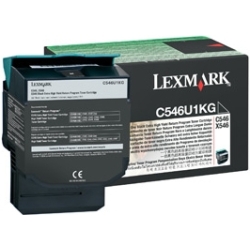 C546U2KG Toner Lexmark C546, X546, BLACK wyd.8000 - do regeneracji
